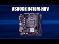 Видео - Материнская плата AsRock H410M-HDV