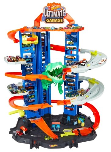 Hot Wheels Сити Новый невообразимый гараж GJL14 - фото 2