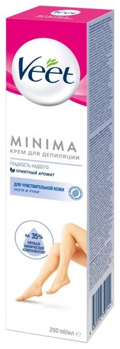 Veet Minima крем для депиляции для чувствительной кожи - фото 3