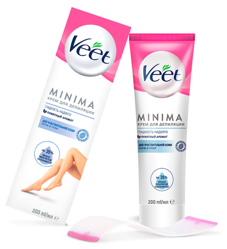 Veet Minima крем для депиляции для чувствительной кожи - фото 2