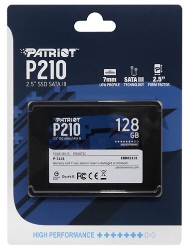 Твердотельный накопитель Patriot Memory P210 128 ГБ SATA P210S128G25 - фото 4