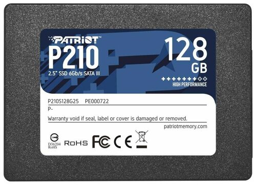 Твердотельный накопитель Patriot Memory P210 128 ГБ SATA P210S128G25 - фото 1
