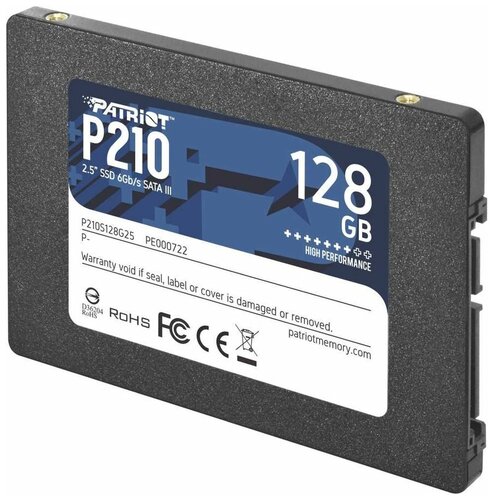 Твердотельный накопитель Patriot Memory P210 128 ГБ SATA P210S128G25 - фото 2