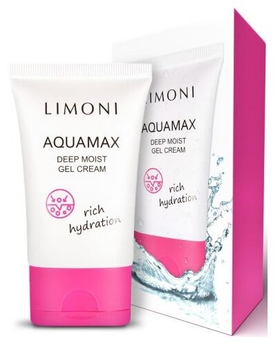 Limoni Aquamax Deep Moist Gel Cream Гель-крем глубокоувлажняющий для лица - фото 3