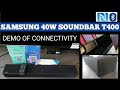 Видео - SAMSUNG SOUND-BAR T400, FULL DETAILS OF PRODUCT WITH DEMO 2020 | #SAMSUNG