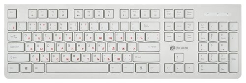 Клавиатура OKLICK 505M White USB - фото 1