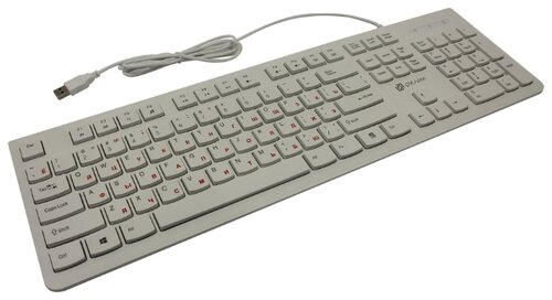 Клавиатура OKLICK 505M White USB - фото 2