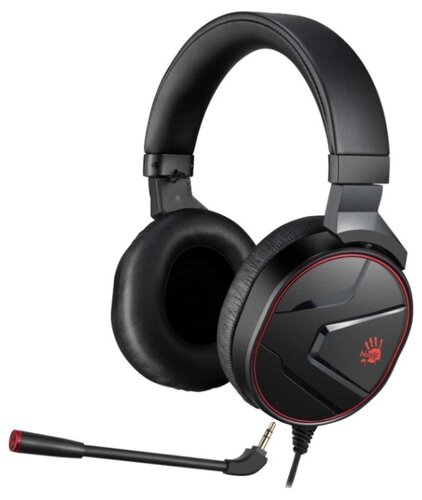 Наушники с микрофоном A4 Bloody G600i черный 1.3м мониторные USB (G600I) - фото 1