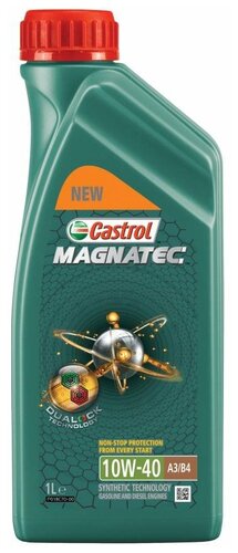 Полусинтетическое моторное масло Castrol Magnatec 10W-40 А3/В4 DUALOCK - фото 1