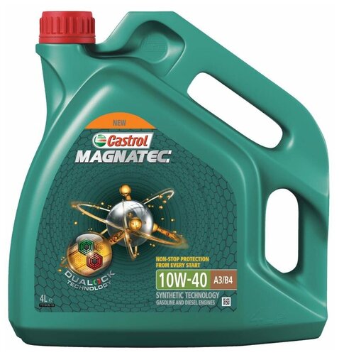 Полусинтетическое моторное масло Castrol Magnatec 10W-40 А3/В4 DUALOCK - фото 2