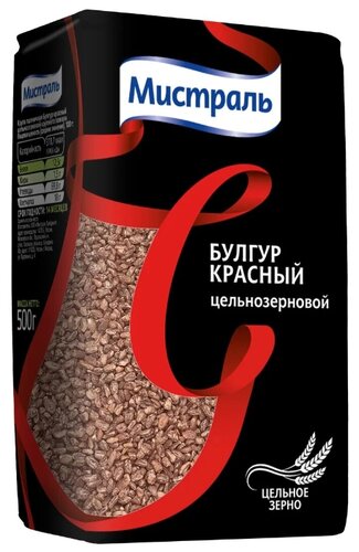 Мистраль Булгур красный цельнозерновой 500 г - фото 1