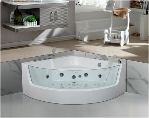 Ванна CeruttiSpa C-400 135х135 акрил угловая - фото 3