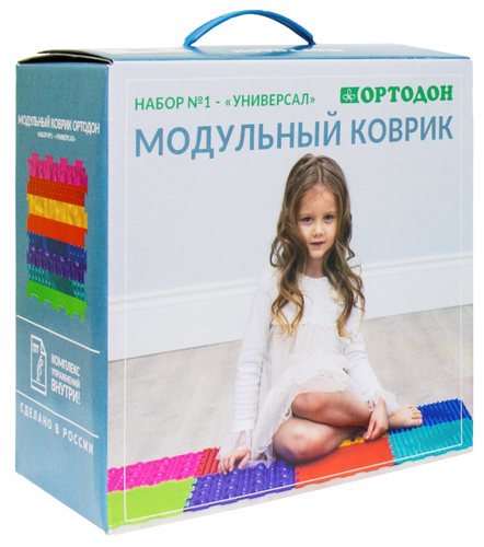 Коврик-пазл массажный Ортодон Набор 1 Универсал + Конструктор Снежинки - фото 2