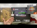 Видео - AMD Ryzen 5 5600G msi MPG B550 GAMING PLUS White MONTECH Computer Build