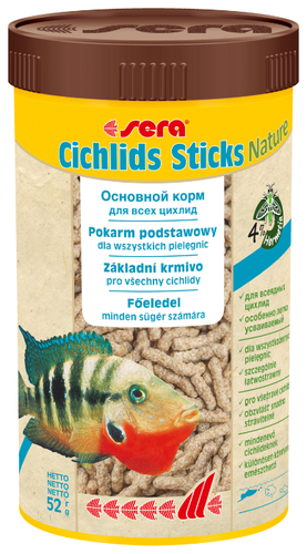 Сухой корм для рыб Sera Cichlids Sticks Nature - фото 1