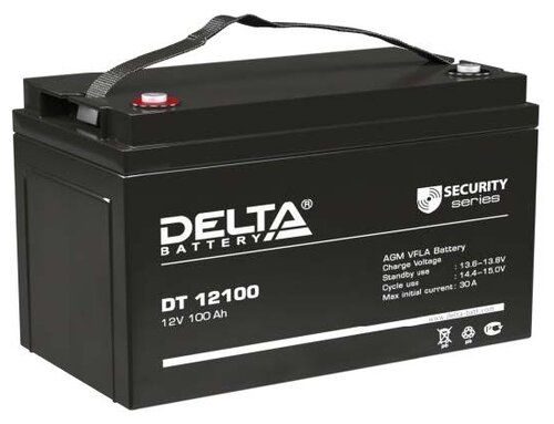 Аккумуляторная батарея DELTA Battery DT 12100 100 А·ч - фото 1