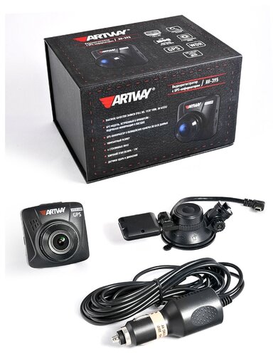 Видеорегистратор c GPS-информатором ARTWAY AV-395 GPS SPEEDCAM 3 в 1 - фото 5
