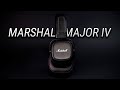 Видео - Обзор Marshall Major IV – беспроводные наушники, которые не нужно заряжать / Marshall Major 3 vs 4!