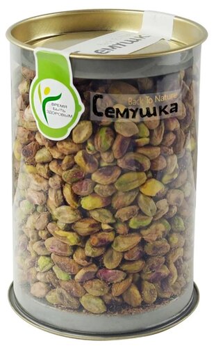 Фисташки Семушка очищенные, пластиковая банка, 500 г - фото 1