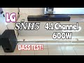 Видео - LG SNH5 4.1 Channel 600Watts High Powered SoundBar | Bass Sound Test💥