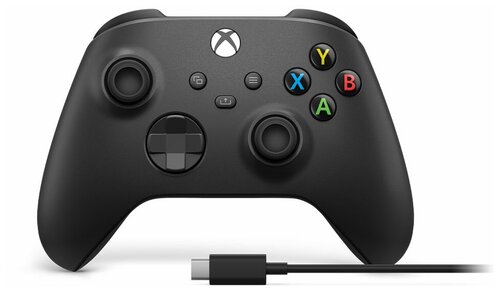 Геймпад Microsoft Xbox Series + USB-C кабель, черный - фото 1