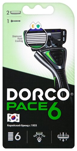 Бритвенный станок Dorco Pace 6 - фото 1