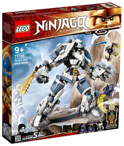 Конструктор LEGO Ninjago 71738 Битва с роботом Зейна - фото 1