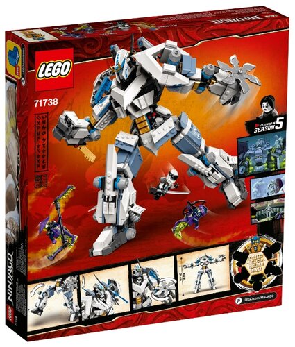 Конструктор LEGO Ninjago 71738 Битва с роботом Зейна - фото 2