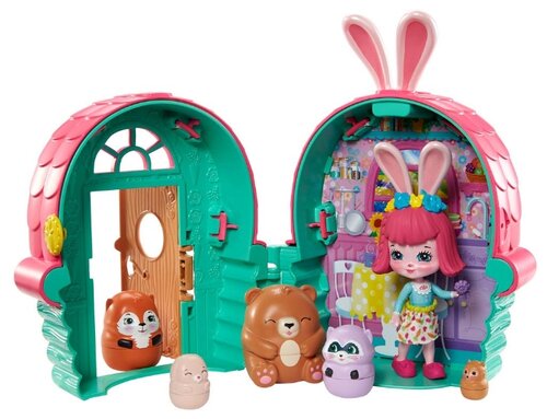 Игровой набор Mattel Enchantimals Секретные лучшие друзья Хижина Бри Кроли GTM47 - фото 3