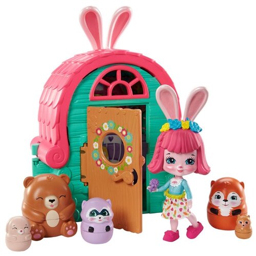 Игровой набор Mattel Enchantimals Секретные лучшие друзья Хижина Бри Кроли GTM47 - фото 1