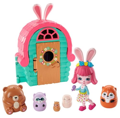 Игровой набор Mattel Enchantimals Секретные лучшие друзья Хижина Бри Кроли GTM47 - фото 2