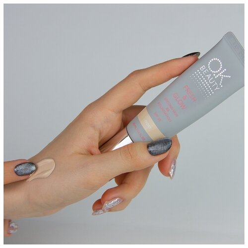 OK Beauty BB крем Fresh&Glow SPF 30, 30 мл - фото 4