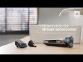 Видео - How to use accessories for shaver S5000 and S7000