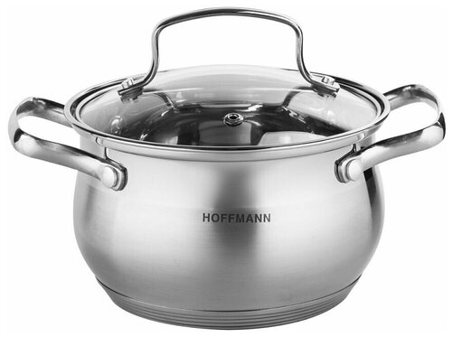 Набор кастрюль Hoffmann 6 предметов 3.9 л, 3.1л, 2.1л - фото 2