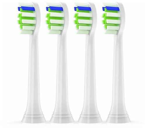 Набор совместимых насадок для Philips Sonicare HX6062/HX6064 4 штуки - фото 3