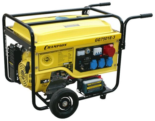 Бензиновая электростанция CHAMPION GG7501E-3 - фото 1