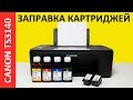 Видео - CANON TS3140 ЗАПРАВКА КАРТРИДЖЕЙ PG-445 CL-446