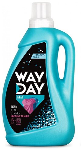 Гель для стирки WayDay Эффект чистоты для цветных тканей - фото 1