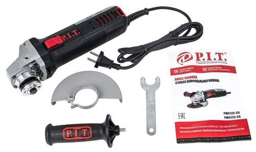 УШМ P.I.T. PWS 125-C5, 1000 Вт, 125 мм - фото 5