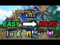 Видео - HARDEST or EASIEST Weapons to Learn in Monster Hunter Rise  | Every Weapon Ranked Tier List