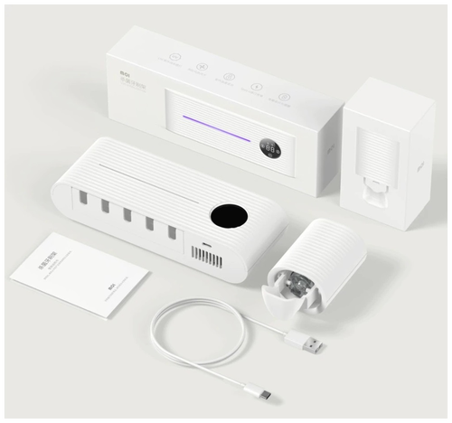 Умный держатель для зубных щеток с дезинфекцией Xiaomi Sothing UV Light Toothbrush Sterilizer Holder White - фото 5
