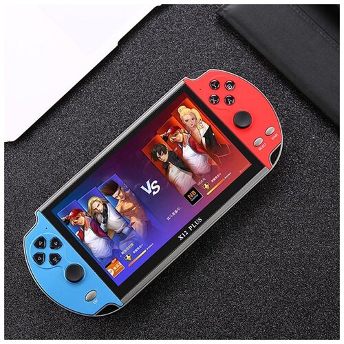 Портативная игровая консоль X12 Plus с 7-дюймовым экраном память 16 ГБ, встроенные игры 1000+, цветная - фото 4