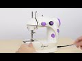 Видео - How to operate mini sewing machine - HAITRAL sewing machine