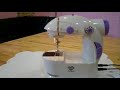 Видео - Mini Sewing Machine. Машинка капризничает.... Почему рвется верхняя нить?