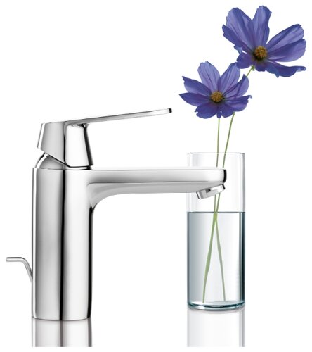 Однорычажный смеситель для раковины (умывальника) Grohe Eurosmart Cosmopolitan 23325000 - фото 4
