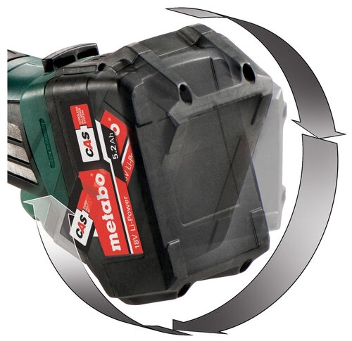 Аккумуляторная УШМ Metabo W 18 LTX 125 (600165850), 125 мм, без аккумулятора - фото 2