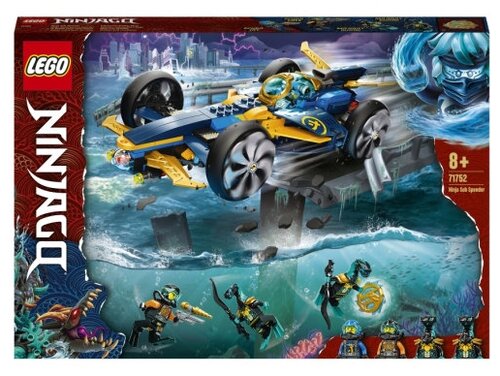 Конструктор LEGO NINJAGO 71752 Спидер-амфибия ниндзя - фото 1