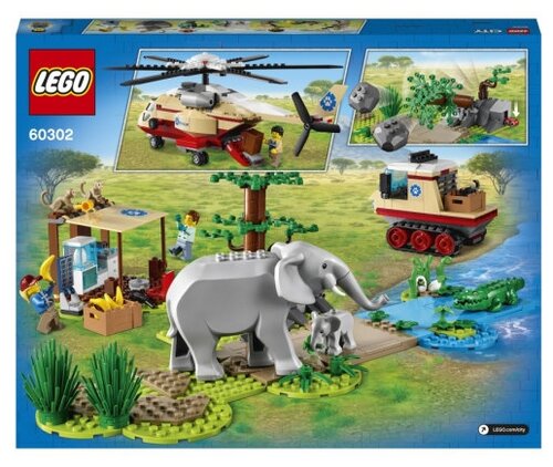 Конструктор LEGO City 60302 Операция по спасению зверей - фото 2