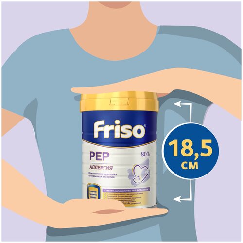 Смесь Friso Frisolaс PEP New, с 0 до 12 месяцев - фото 2