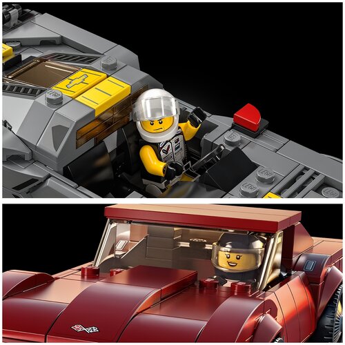 Конструктор LEGO Speed Champions 76903 Chevrolet Corvette C8.R Race Car and 1968 Chevrolet Corvette - фото 5